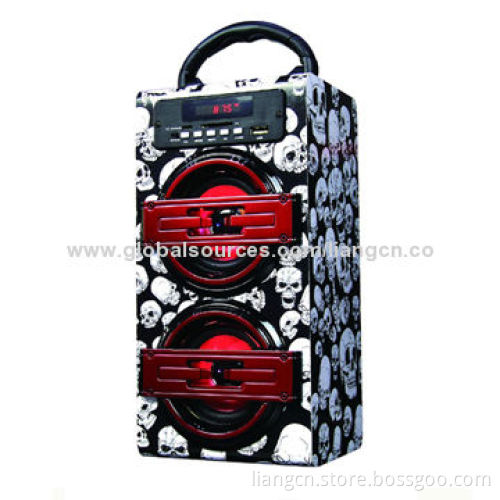 New Arrival Music Portable USB Wood Speaker karaoke